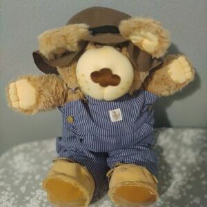 Vintage Furskin Teddy Bear Plush 24-in Dudley